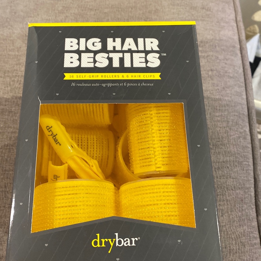 Like new Dry Bar Rollers and Clips